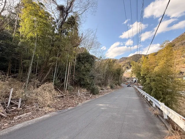南熱海　下多賀　│県道沿い広大な山林　約4000坪│